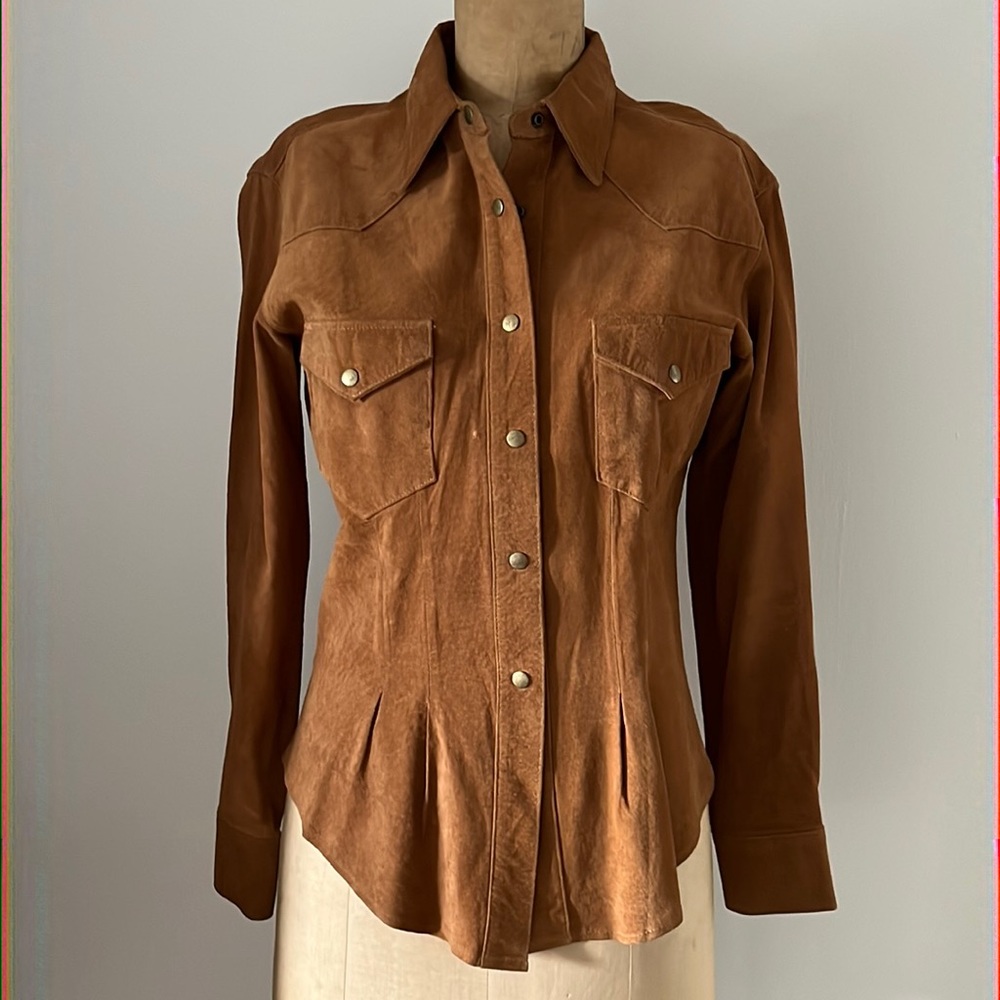 Vintage 1980’s Leather Shirt/Jacket